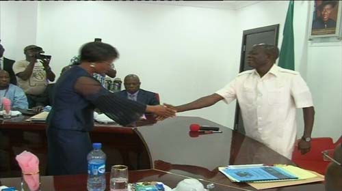 Gov. Oshiomhole Swears in PS for Internal Revenue Services
