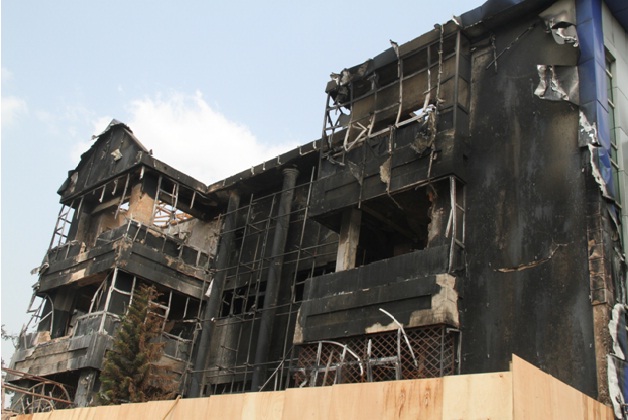 EIRS empathizes with Hallmark over burnt shopping mall